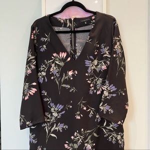 New! Dynamite Floral Shift Dress- Size L